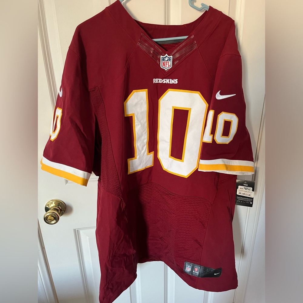 Men's Washington Redskins Robert Griffin III Nike Burgundy Elite Jersey READ